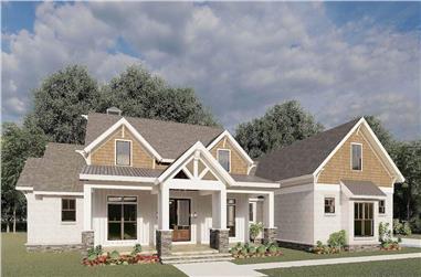 3-Bedroom, 2351 Sq Ft Ranch House - Plan #193-1196 - Front Exterior