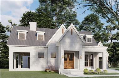 3-Bedroom, 2782 Sq Ft French House - Plan #193-1198 - Front Exterior