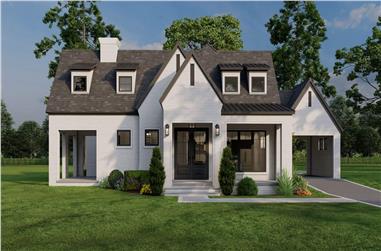 3-Bedroom, 2782 Sq Ft French House - Plan #193-1198 - Front Exterior