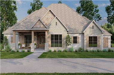 Arts and Crafts House Plan - 4 Bedrms, 3.5 Baths - 2340 Sq Ft - #193-1257