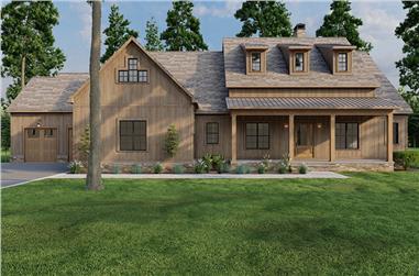 Arts and Crafts House Plan - 3 Bedrms, 2.5 Baths - 2173 Sq Ft - #193-1280