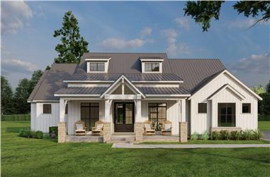 Traditional House Plan - 4 Bedrms, 3.5 Baths - 2679 Sq Ft - #193-1297