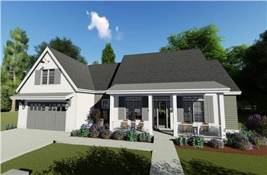 3-Bedroom, 2576 Sq Ft Country House - Plan #194-1020 - Front Exterior