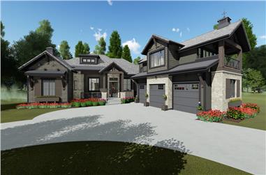 4-Bedroom, 2998 Sq Ft Farmhouse House - Plan #194-1033 - Front Exterior