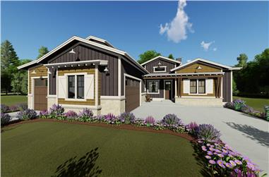 4-Bedroom, 2695 Sq Ft Ranch House - Plan #194-1038 - Front Exterior