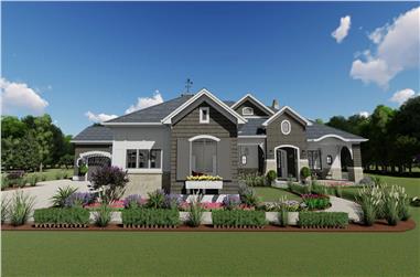 2-Bedroom, 3433 Sq Ft Cottage Home - Plan #194-1042 - Main Exterior