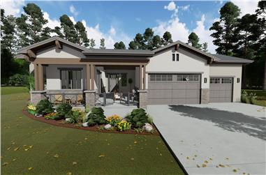 3–5-Bedroom, 2485 Sq Ft Ranch House - Plan #194-1053 - Front Exterior