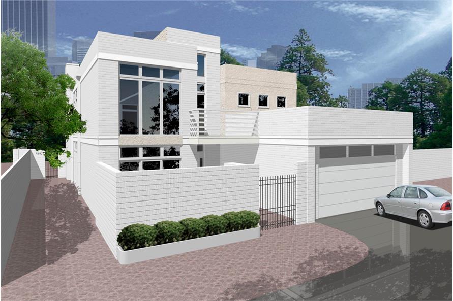 4-Bedroom, 3785 Sq Ft Concrete Block/ ICF Design Home Plan - 195-1185 - Main Exterior