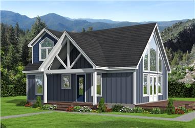 3-Bedroom, 1400 Sq Ft Cottage House - Plan #196-1045 - Front Exterior