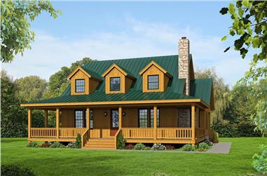 3-Bedroom, 1990 Sq Ft Country House - Plan #196-1047 - Front Exterior