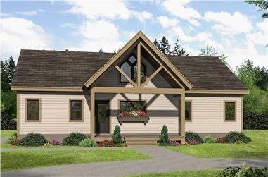 2-Bedroom, 1273 Sq Ft Country House - Plan #196-1070 - Front Exterior