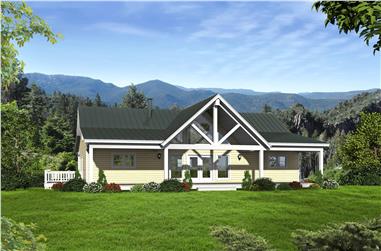 2-Bedroom, 1531 Sq Ft Country House - Plan #196-1137 - Front Exterior