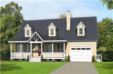 4-Bedroom, 3100 Sq Ft Country House - Plan #196-1139 - Front Exterior