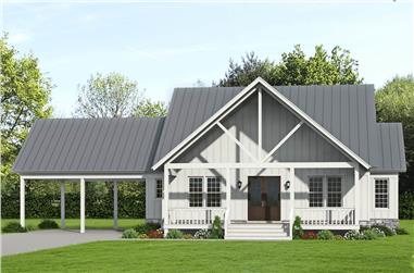3-Bedroom, 2450 Sq Ft Farmhouse House - Plan #196-1238 - Front Exterior