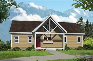 2-Bedroom, 1304 Sq Ft Ranch House - Plan #196-1240 - Front Exterior