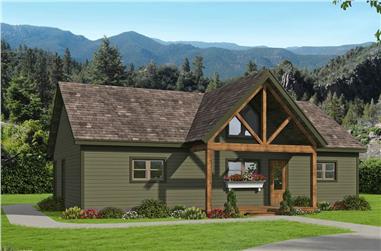 2-Bedroom, 1357 Sq Ft Ranch House - Plan #196-1242 - Front Exterior