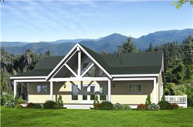 2-Bedroom, 1500 Sq Ft Ranch House - Plan #196-1250 - Front Exterior