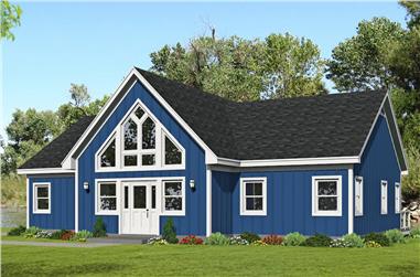 2-Bedroom, 1586 Sq Ft Ranch House - Plan #196-1253 - Front Exterior