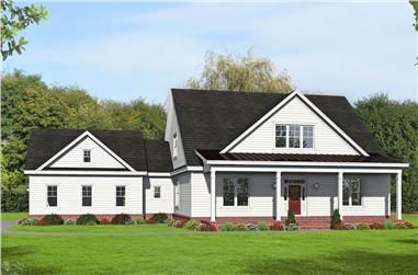 4-Bedroom, 2400 Sq Ft Country Home - Plan #196-1266 - Main Exterior