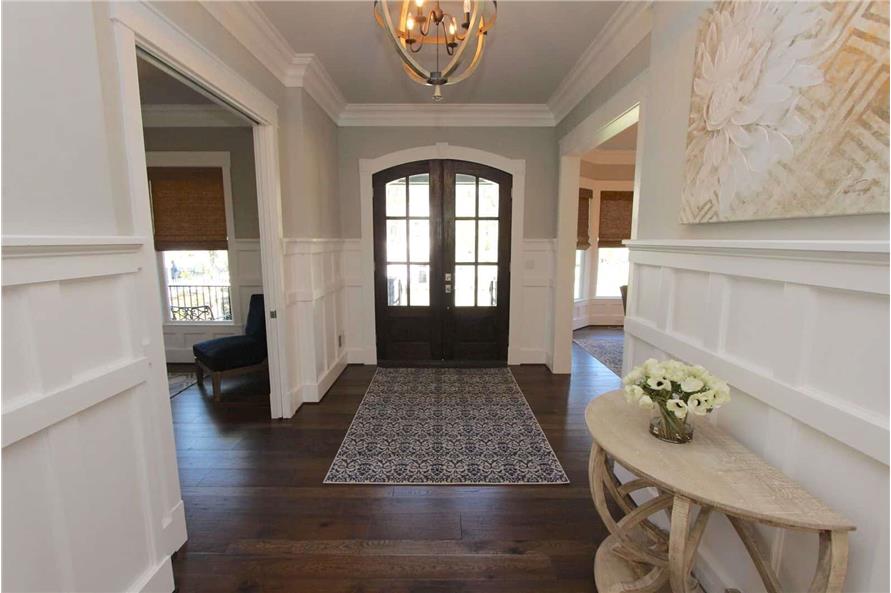 Entry Hall: Foyer of this 5-Bedroom,3970 Sq Ft Plan -198-1060