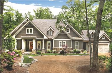 4-Bedroom, 4941 Sq Ft Cottage House Plan - 198-1074 - Front Exterior