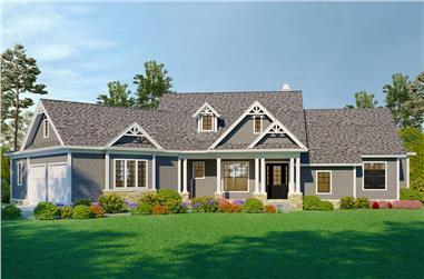 3-Bedroom, 2510 Sq Ft Cottage House - Plan #198-1077 - Front Exterior