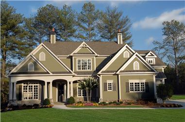 4-Bedroom, 3337 Sq Ft Cottage House Plan - 198-1082 - Front Exterior