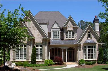 5-Bedroom, 5688 Sq Ft Southern House Plan - 198-1108 - Front Exterior
