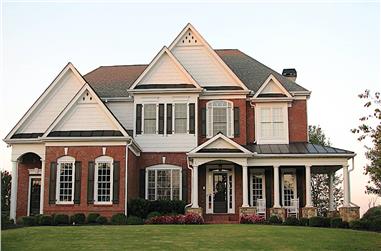 4-Bedroom, 4092 Sq Ft Traditional House - Plan #198-1135 - Front Exterior