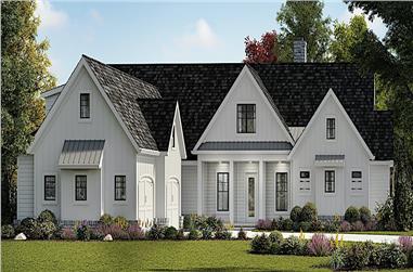 3-Bedroom, 3169 Sq Ft Cottage Home - Plan #198-1139 - Main Exterior