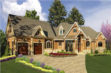 3-Bedroom, 4065 Sq Ft Cottage Home - Plan #198-1144 - Main Exterior