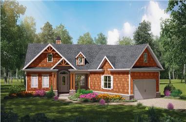 3-Bedroom, 1338 Sq Ft Cottage House - Plan #198-1153 - Front Exterior