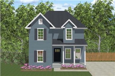 3-Bedroom, 1500 Sq Ft Farmhouse House - Plan #203-1028 - Front Exterior