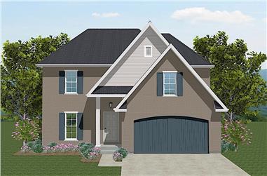 4-Bedroom, 1681 Sq Ft Traditional Home - Plan #203-1034 - Main Exterior