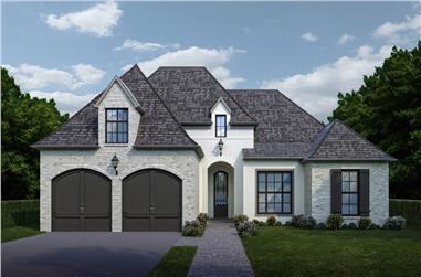 4-Bedroom, 2073 Sq Ft Transitional Ranch Home - Plan #204-1007 - Main Exterior