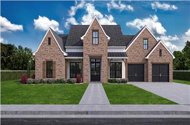 4-Bedroom, 3282 Sq Ft French House - Plan #204-1024 - Front Exterior