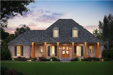 4-Bedroom, 2570 Sq Ft Ranch House - Plan #206-1000 - Front Exterior