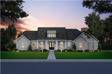 3-Bedroom, 1954 Sq Ft Traditional House - Plan #206-1001 - Front Exterior