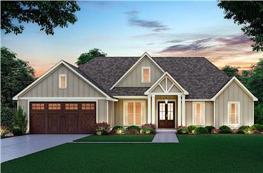 4-Bedroom, 1889 Sq Ft Contemporary Home - Plan #206-1004 - Main Exterior