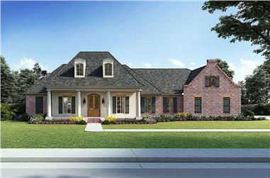 4-Bedroom, 4226 Sq Ft European Style House - Plan #206-1008 - Front Exterior