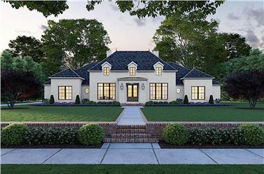 4-Bedroom, 3170 Sq Ft French Country House - Plan #206-1009 - Front Exterior