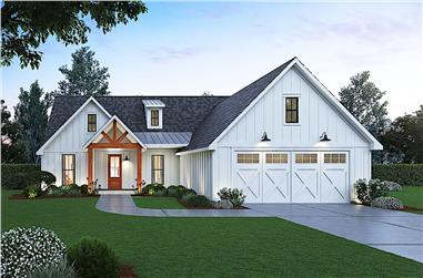 3-Bedroom, 1814 Sq Ft Country House - Plan #206-1010 - Front Exterior