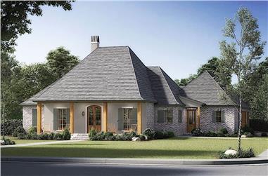 4-Bedroom, 2489 Sq Ft Acadian House - Plan #206-1012 - Front Exterior