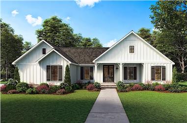 3-Bedroom, 1474 Sq Ft Contemporary House - Plan #206-1027 - Front Exterior