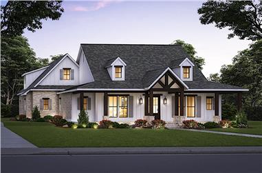 4-Bedroom, 2977 Sq Ft Cottage Home - Plan #206-1037 - Main Exterior