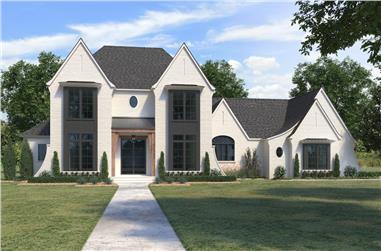 4-Bedroom, 3976 Sq Ft French Home - Plan #206-1043 - Main Exterior