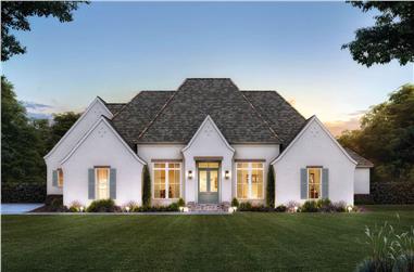 4-Bedroom, 2666 Sq Ft French House - Plan #206-1050 - Front Exterior
