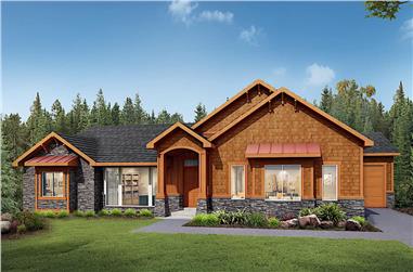 3-Bedroom, 2681 Sq Ft Country Home - Plan #208-1001 - Main Exterior