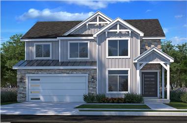 4-Bedroom, 2381 Sq Ft Country House - Plan - 208-1011 # Front Exterior
