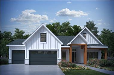 2-Bedroom, 1638 Sq Ft Traditional Plan #208-1027 - Main Exterior